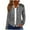 Black, variant on ShiShine Women's Striped Zip Up Hoodie Oversized Full Zip Drawstring Jacket Casual Pocket Sweatshirt