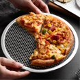 thumbnail image 3 of 13inch Aluminum Seamless Rim Pizza Baking Screen - Perfect Crisp, Enhanced Airflow, 3 of 5