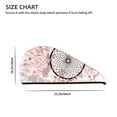 thumbnail image 2 of Xecao Dreamcatcher With Owl Print Hair Towel, Hair Turbans for Wet Hair, Drying Hair Wrap for Curly Hair Women,Coral Velvet Dry Hair Cap,Dry Hair Hat, 2 of 6