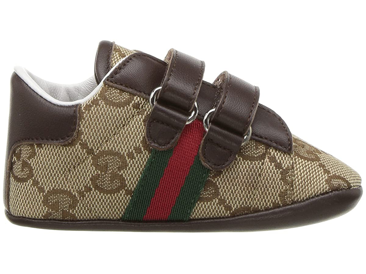 Gucci - Gucci Kids New Ace Sneakers (Infant/Toddler) Beige Multi ...