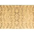 thumbnail image 1 of Ahgly Company Indoor Rectangle Solid Brown Modern Area Rugs, 6' x 9', 1 of 4