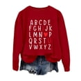 thumbnail image 4 of TINZ Chandail à Capuche Tendance pour Femmes, Imprimé Lettre, Col Rond, Automne & Hiver, Manches Longues, Veste à Cordon, Chandails en Molleton Col pour Femmes, 4 of 4