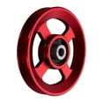thumbnail image 1 of LOVIVER Poulie de Roulement Roue de Câble de Gym pour Système de Poulie de Porte de Garage Accessoire 93mm, 1 of 8
