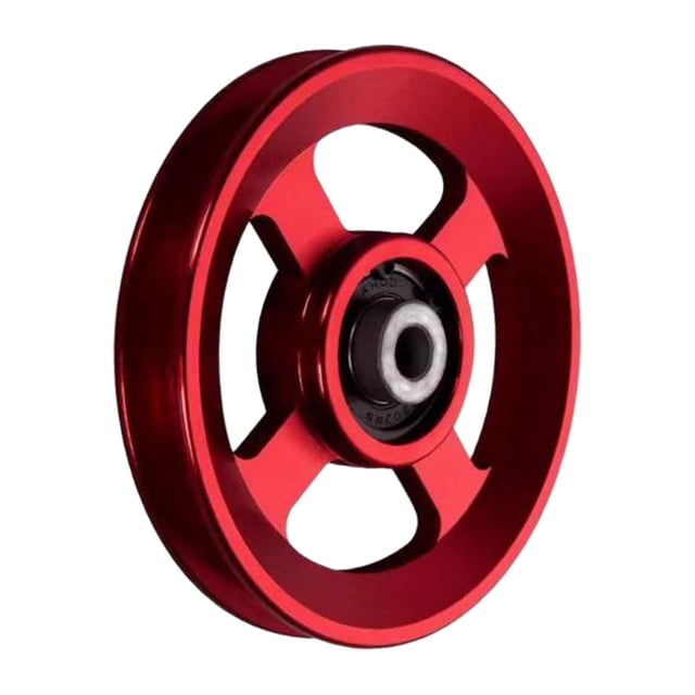 LOVIVER Poulie de Roulement Roue de Câble de Gym pour Système de Poulie de Porte de Garage Accessoire 93mm