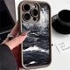 thumbnail image 3 of Black Style Gradient Watercolor Phone Case For iPhone 15 13 14 11 12 Pro Max 7 8 Plus XS Max XR Shockproof Silicone Back Cover, 3 of 5
