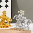 thumbnail image 4 of Year of The Horse 2026 Resin Horse Statue, Resin Horses Sculpture Chinese New Year Horses decoration -5.5In, 4 of 10