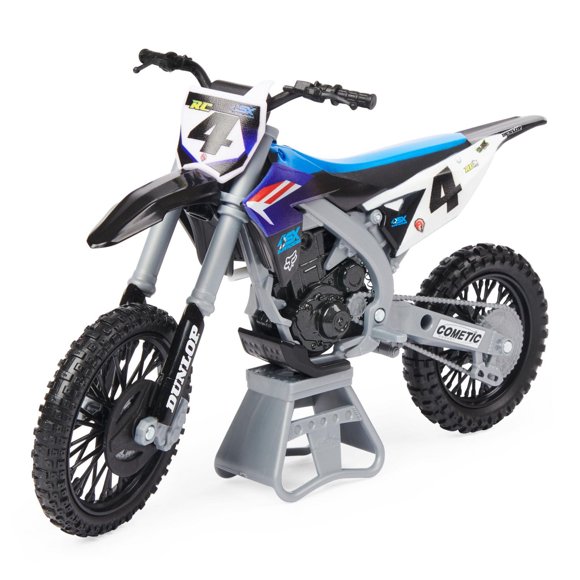 Supercross, Authentic Ricky Carmichael 1:10 Scale Collector Die-Cast Motorcycle Replica with Display Stand