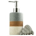 thumbnail image 1 of Dispensador de jabón Cormomu de cerámica y acero inoxidable de 355 ml, 1 of 8