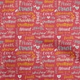 thumbnail image 1 of oneOone Viscose Chiffon Red Fabric Text Sewing Craft Projects Fabric Prints By Yard 42 Inch Wide, 1 of 5