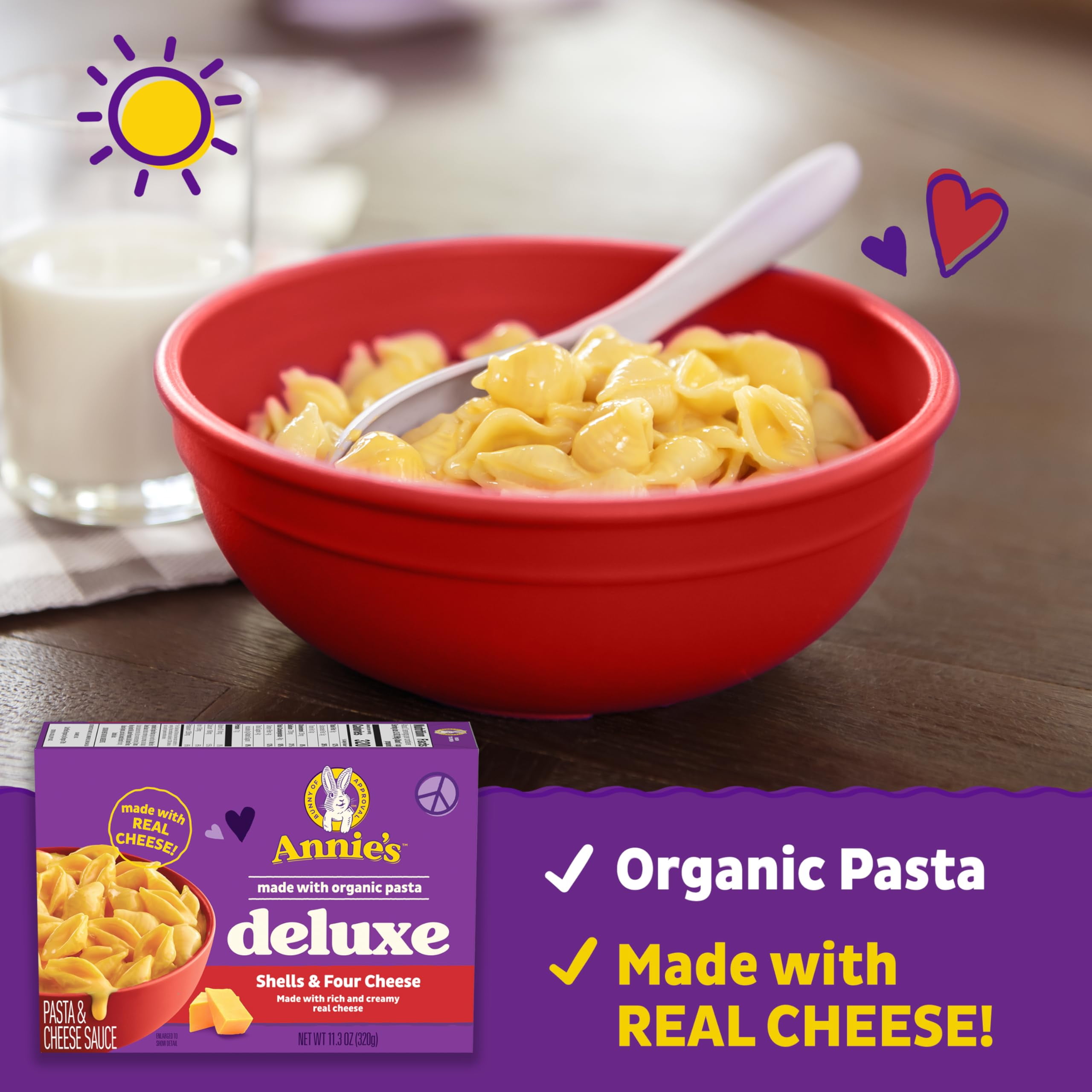 ＡＮＮＩＥ｀Ｓ　ＢＯＸ 2X - Annie,S Deluxe Macaroni And Cheese With Organic Pasta