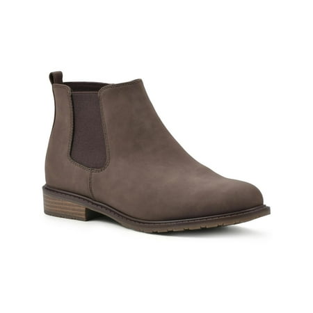 

White Mountain Womens Caching Faux Leather Ankle Booties
