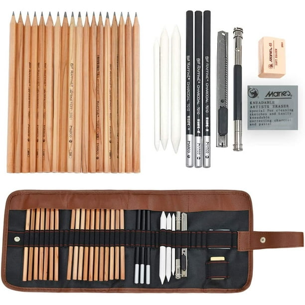 Premium Art Kit(50 pcs), Sketch Pencil Set for Sketching and Drawing, Ideal  for Beginner,Artists and Kids,Art Supplies Including Sketching, Charcoal,  Pastel Pencil and Other Drawing Accessories. : : Home