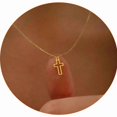 thumbnail image 2 of Women's Hollow Cross Pendant Necklace, 2 of 2