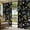 Black, variant on Outdoor Curtains for Patio Waterproof, Grey Christmas Outdoor Privacy Panels Grommet, Winter Green Pine Tree Gold Snowflake Blackout Outside Curtains for Porch/Cabana 54"x108", 2 Panels