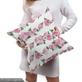 thumbnail image 5 of Ambesonne Floral Fabric by the Yard Upholstery, Pink Peonies Leaves, 10 Yards, Pale Pink Olive Green, 5 of 5