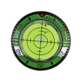 thumbnail image 2 of LOVIVER Golf Ball Marker Ball Position Marker Round Bubble Level Golf Putting Green Read Yellow Green, 2 of 8