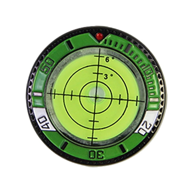 relayinert Golf Ball Marker High Precision Alignment Golf Reader Putting Tool Reader Green Yellow Green 3.6x3.6x0.7cm