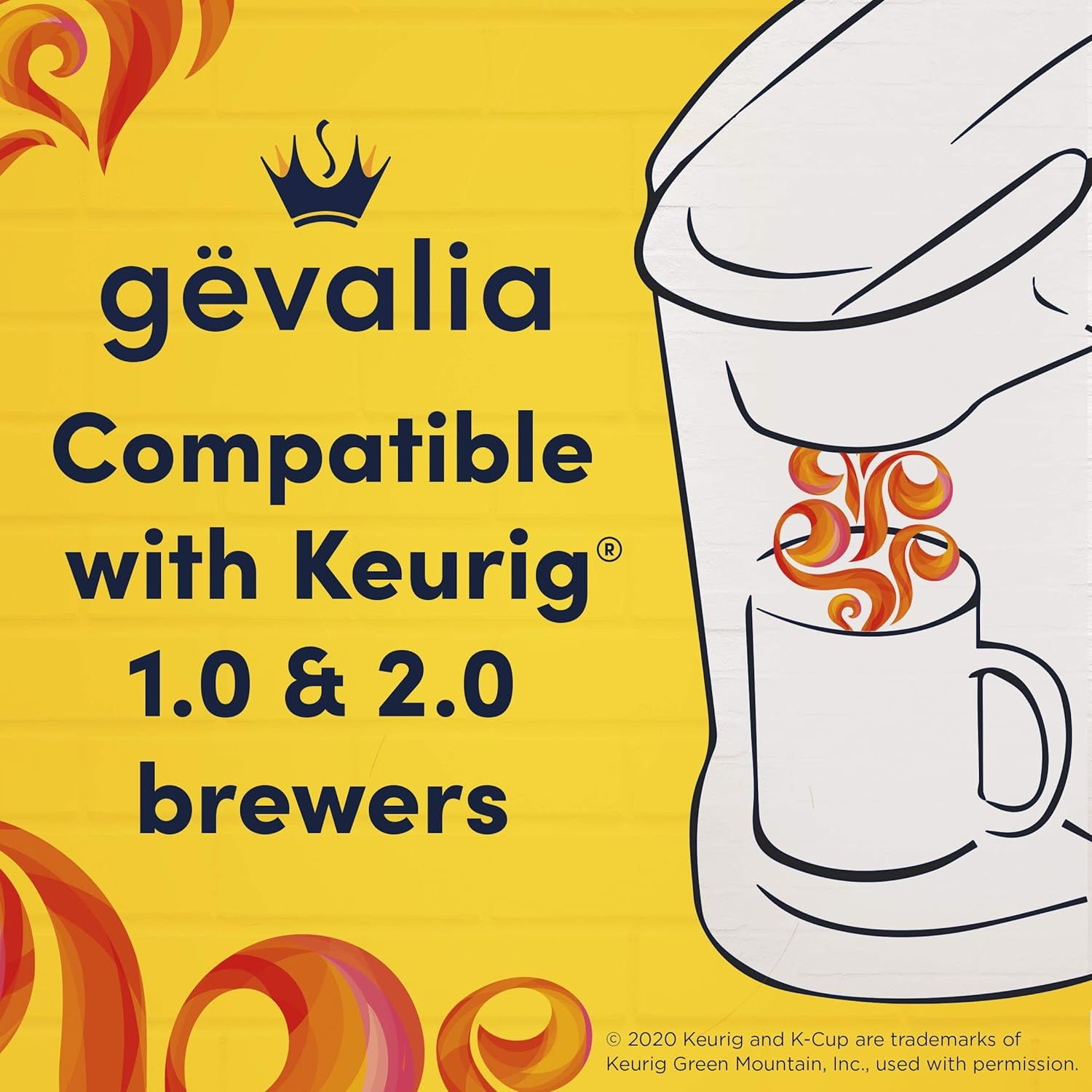 Gevalia Signature Blend Mild Light Roast K-Cup® Coffee Pods, 12 Ct Box (Pack of 6)