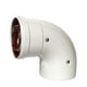 thumbnail image 1 of Calentador de agua a gas Tubo de escape Chimenea Reemplazos de tubo de codo en caja Tubo de extensión de tubo de ventilación para estufa de camping DYNWAVEMX Estufa Chimenea, 1 of 8