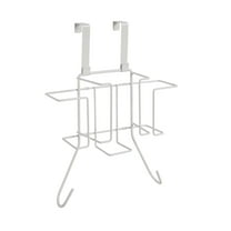 Organize It All Ironing over the Door Iron Caddy & Board Holder, White