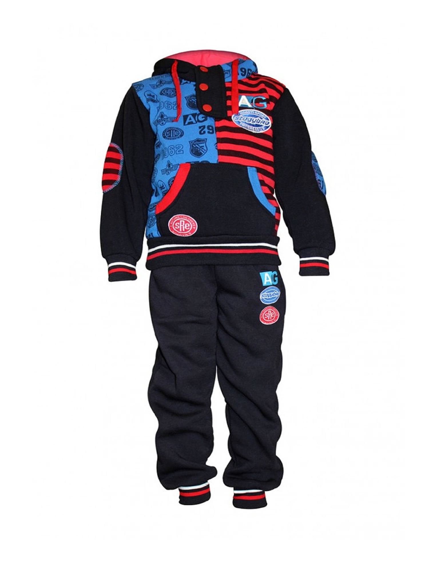 Skylinewears Infant Toddler Boys Hooded Sweatsuit Sweatshirt Sweatpant