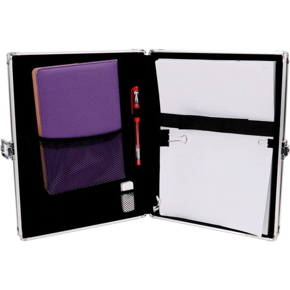 Vaultz® Storage Clipboard, 8 1/2" x 11", Black