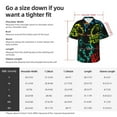 thumbnail image 5 of Pofeuu Play Game Start Print Hawaiian Shirt for Men Sleeves Casual Button Down Summer Beach Dress Shirts T-Shirts,3X-Large, 5 of 7