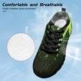 thumbnail image 6 of Chririnla Green Fire Flame Shoes for Boys Little Kid Cool Lightweight Sneakers Size 10.5 Non-slip Athletic Sport Shoes Mesh Running Shoe with EVA Sole, 6 of 7