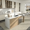 thumbnail image 2 of Logmey 33"x19"Kitchen Sink Single Bowl Black Stainless Steel with Drainer Undermount, 2 of 9
