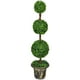 thumbnail image 4 of Árbol de Boj Artificial Costway 120 cm Tres Bolas Maceta Rellena de Cemento, 4 of 4