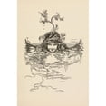 thumbnail image 2 of John Rea Neill 11x14 Gold Ornate Wood Frame and Double Matted Museum Art Print Titled - The Sea Fairies Pl 07 (1911), 2 of 4