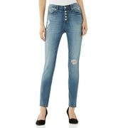 Scoop Women’s High-Rise Button Fly Skinny Jeans