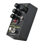MOSKYAudio FUZZ Guitar Effect Pedal , 4 Mode Switch ,Small compact size pedal for Electric Guitar,Black