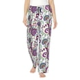 thumbnail image 2 of Lsque Fairy Flower Print Women's Pajama Pants, Lounge Pant - Comfortable Home Wear,Elastic Waistband, Stylish Design-XX-Large, 2 of 9
