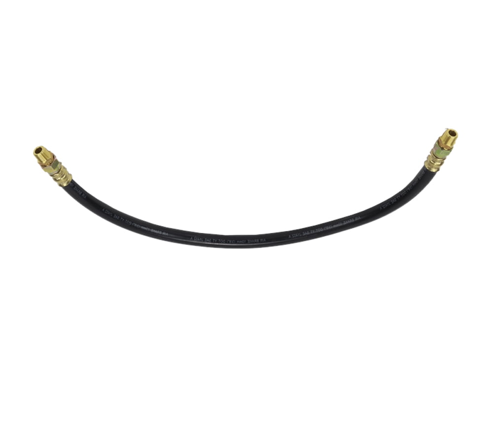 Air Brake Hose Assembly 26" x 3/8"-18 for Semi Trucks | 3/8" ID 3/8" NPT 225 PSI 2 Swivel DOT FMVSS106 SAE J1402 | Replace 16426 161SW2666 146526 21174 40122-26 453326 E858126 SNV453326