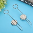 thumbnail image 5 of Clips para colgar imágenes, pegatinas de pared adhesivas de doble cara de Metal, Clip para mensajes (plateado), 2 uds., 5 of 5