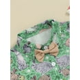 thumbnail image 5 of Toddler Baby Boy Easter Day Outfit Bowtie Short Sleeve Shirt Top and Shorts Easter Gentleman Set, 5 of 9