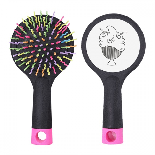 Brosse à Cheveux Démêlante de Salon de Glace avec Base Coussin