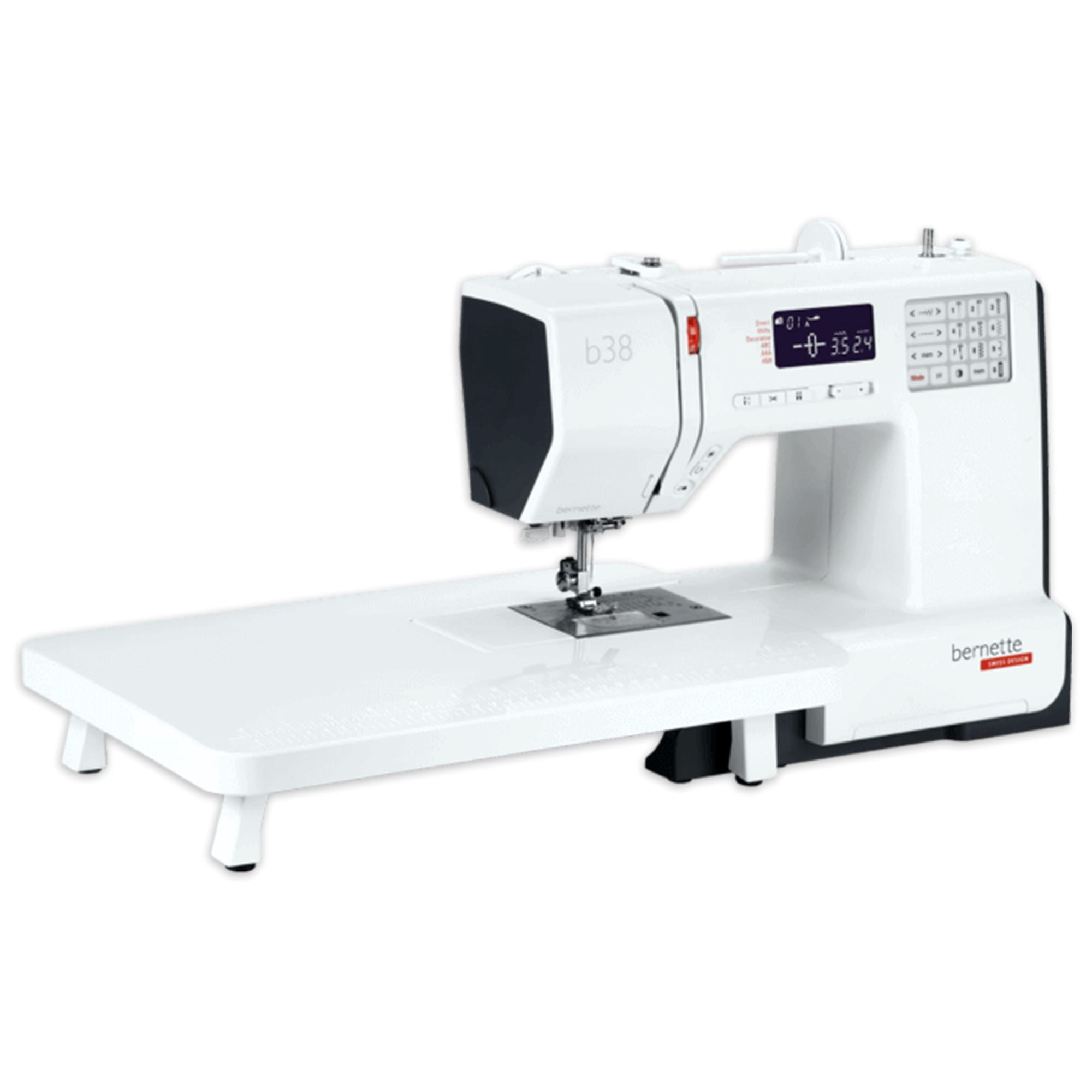 Bernette B38 Top End Computerized Sewing Machine Bundle w/ 8 Pressure Feet