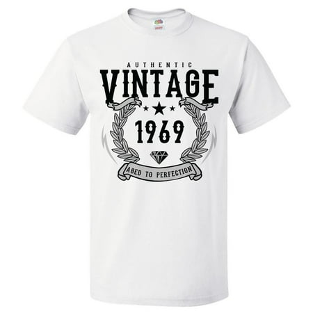 - 50th Birthday Gift For 50 Year Old 1969 Aged To Perfection T Shirt Gift