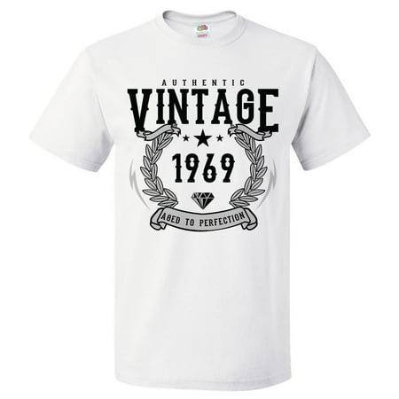 50th Birthday Gift For 50 Year Old 1969 Aged To Perfection T Shirt (50th Birthday Gift For Best Friend Female)