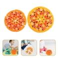 thumbnail image 2 of KAKOWELY 2 juguetes de corte de pizza para niños, juguetes de simulación de pizza, juguete para cortar pizza para niños., 2 of 4