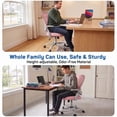 thumbnail image 5 of Atilioo Home Office Chair, Ergonomic Computer Desk Mesh Chair with Lumbar Support, Adjustable Swivel Mid-Back Chair with Flip-up Arms, Pink, 5 of 13