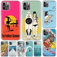thumbnail image 2 of Funda de verano para tabla de Surf, cubierta personalizada artística para iPhone 16, 15, 14, 13, 12, 11 Pro Max, Apple Phone Case X, XS, 7 Plus, 8 +, 2 of 4