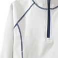 thumbnail image 5 of Boys Thermal Sweatshirt Quarter Zip Long Sleeve Pullover Top, Mock Neck Half Zip Jacket, Kids Fall Winter Clothes, 5 of 8