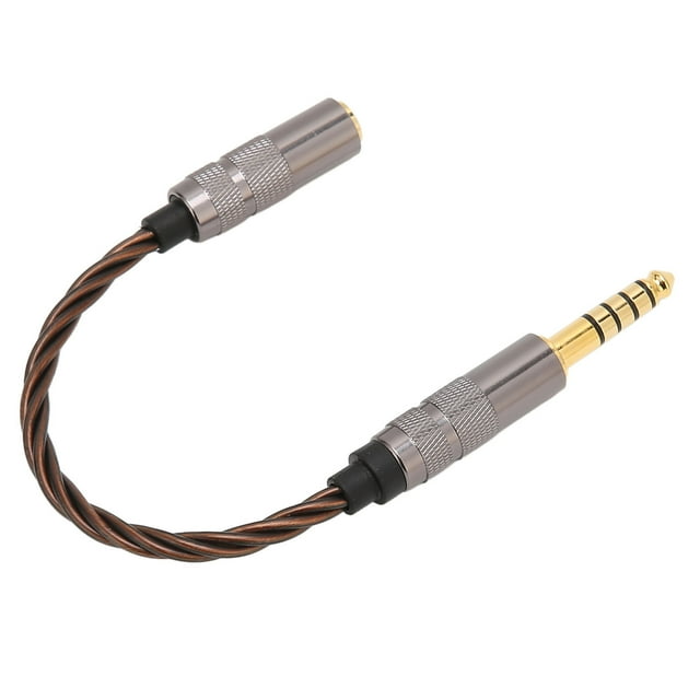 Adaptador hembra Maleto, cable adaptador de auriculares equilibrado de 4,4 mm a 2,5 mm diseñado a medida