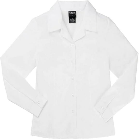 French Toast Girls Long Sleeve Pointed Collar Blouse