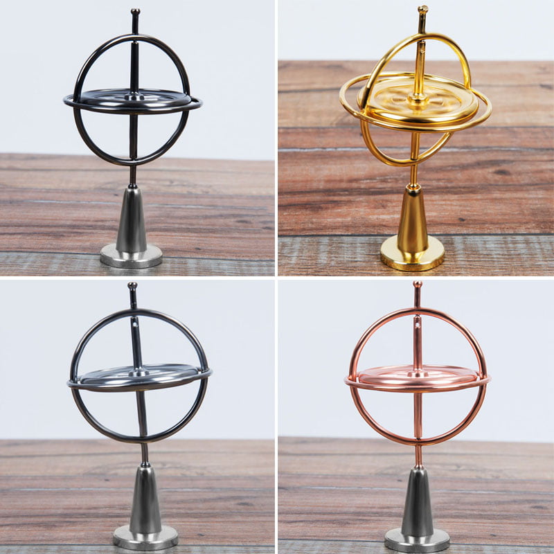 Magic Spinning Educational Science Gadget Physics SA Metal Gyroscope Toy 