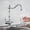 Chrome, variant on Kitchen Sink Faucet for Bar Farmhouse Commercial, Gold Kitchen Filter Pure Water 360 Rotation Kitchen Sink Crane, Dual Handle Dual Water Function Mode Filter Mixer Taps