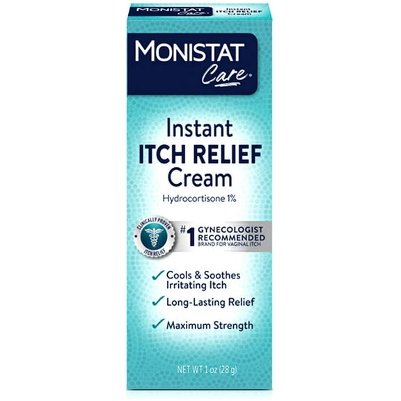 MONISTAT Complete Care Instant Itch Relief Cream 1 oz (Pack of 2)